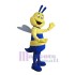 Abeja azul y amarilla Disfraz de mascota Insecto