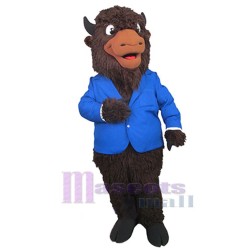 Brown Buffalo Adult Mascot Costume Animal