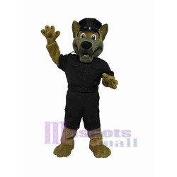 Smart Police Dog Mascot Costume Animal