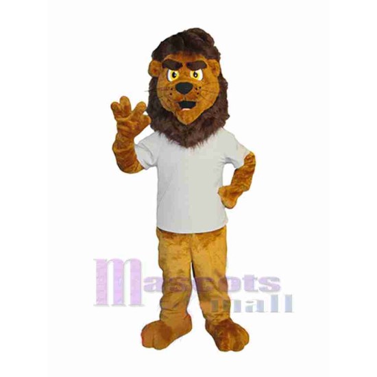Brown Lion Adult Mascot Costume Animal