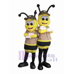 Abeille Buzzbees Mascotte Costume Insecte fourmi