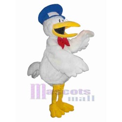 White Bird Mascot Costume Animal