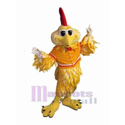 Pájaro amarillo gigante Disfraz de mascota Animal