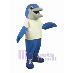 Energetic Dolphin Mascot Costume Ocean