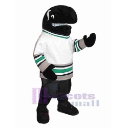 Power Whale Mascot Costume Ocean