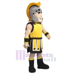 Brave Spartan Mascot Costume People