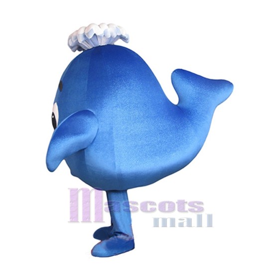 Bleu Poisson Mascotte Costume Océan