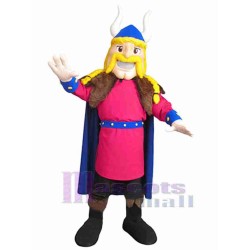 Content Viking Mascotte Costume Personnes