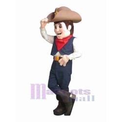 Handsome Cowboy Mascot Costume People
