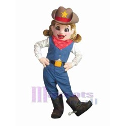 Astucieux Cow-girl Mascotte Costume Personnes