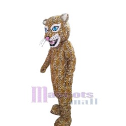 Blue Eyes Jaguar Mascot Costume Animal