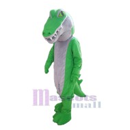 Vert Crocodile Mascotte Costume Animal