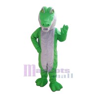 Vert Crocodile Mascotte Costume Animal