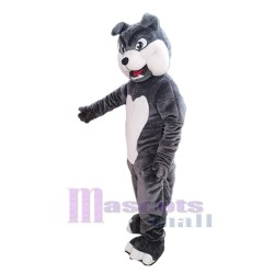 Grey Bulldog Mascot Costume Animal