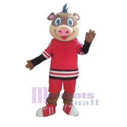 Équipe de sport Sanglier Mascotte Costume Animal