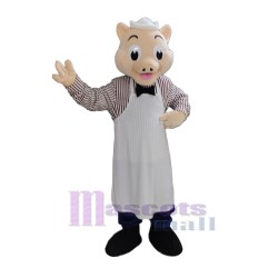 Chef Pig Mascot Costume Animal