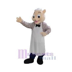 Chef Pig Mascot Costume Animal