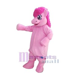Rosa Pony Pferd Maskottchenkostüm Tier