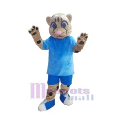 Mignon Sportif guépard Mascotte Costume Animal