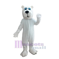 Cute Polar Bear Mascot Costume Animal