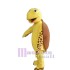 Golden and Brown Turtle Mascot Costume Animal