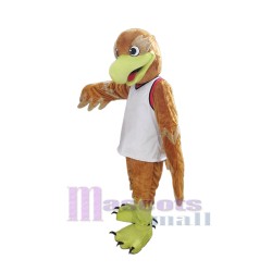 Brown Hawk Mascot Costume Animal