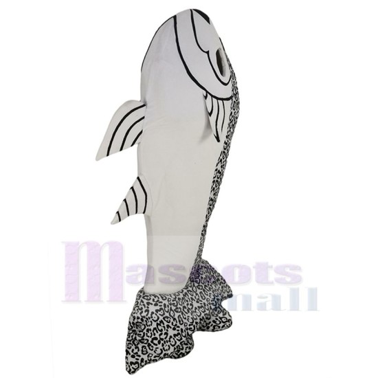 Salmon Mascot Costume with Black Speckles