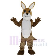 Canguro marrón amistoso Disfraz de mascota Animal