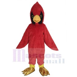 Lustiger roter Kardinalvogel Maskottchen-Kostüm Tier