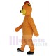 Bel ours orange Mascotte Costume Animal