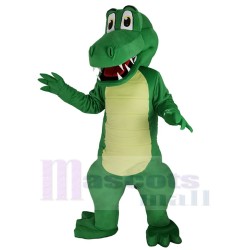 Robust Green Alligator Mascot Costume Animal