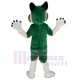 Reizender grüner und weißer Husky-Hund Maskottchen-Kostüm Tier