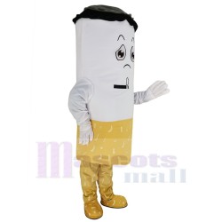 Despondent Cigarette Mascot Costume Cartoon