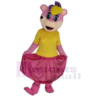 Friendly Female Bear Mascot Costume Animal