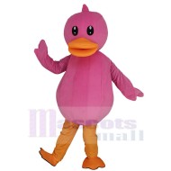 Süße rosa Ente Maskottchen-Kostüm Tier