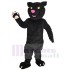 Puissance Muscles Panthère Noire Mascotte Costume Animal