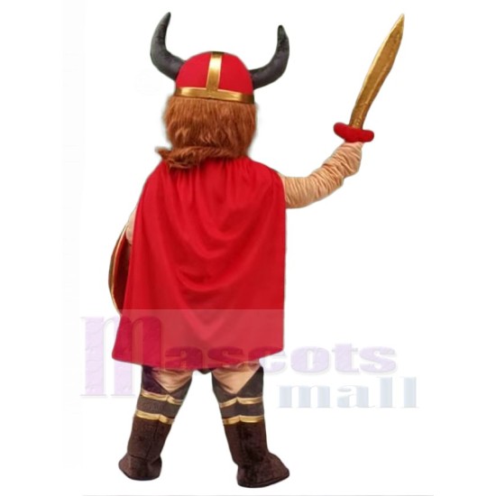 Pirate viking féroce Mascotte Costume Personnes