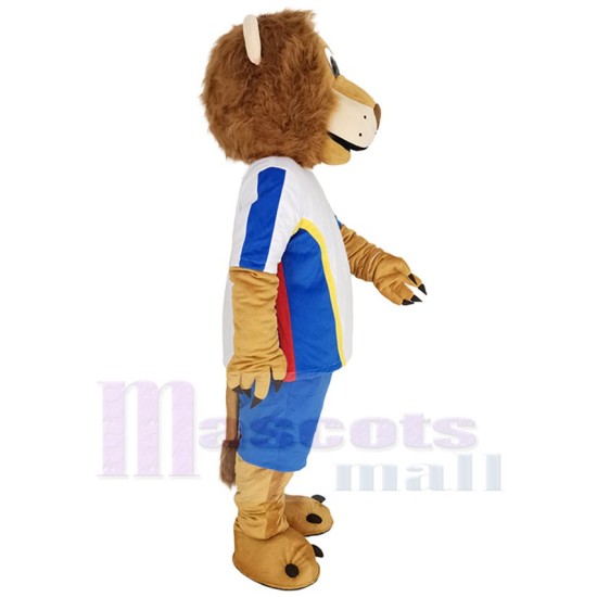 Lion sportif universitaire Mascotte Costume Animal