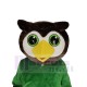 Búho precioso Disfraz de mascota Animal en camiseta verde