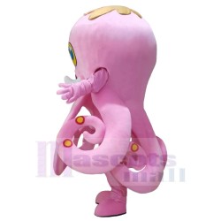 Pink Octopus Mascot Costume For Adults Mascot Heads