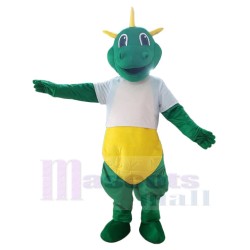 Dragón verde Disfraz de mascota Cabezas de mascota para adultos