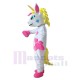 Unicornio Blanco Disfraz de mascota Cabezas de mascota para adultos