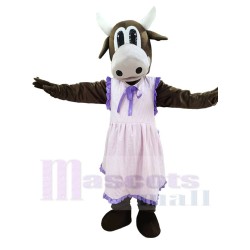 Cute Cattle Cow Mascot Costume Animal