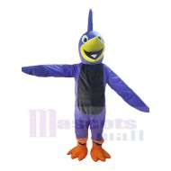 Oiseau Roadrunner violet Mascotte Costume Pour les têtes de mascotte adultes