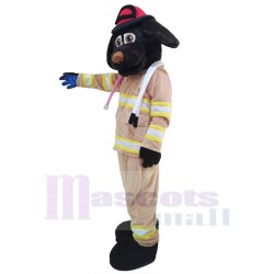 Perro del departamento de bomberos Disfraz de mascota Cabezas de mascota para adultos