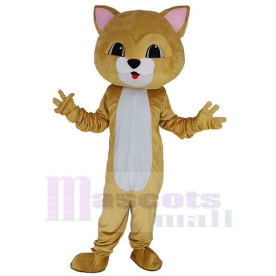 Adorable Brown Cat Mascot Costume Animal