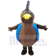 Pájaro marrón de pico largo Disfraz de mascota Animal