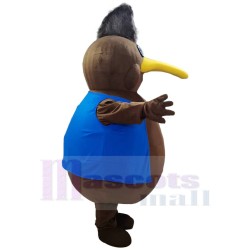 Brown Long Beak Bird Mascot Costume Animal