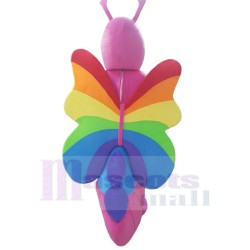Bunter Schmetterling Maskottchen-Kostüm Insekt