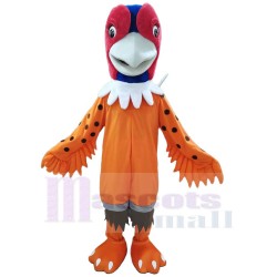 Orange Pheasant Mascot Costume Animal